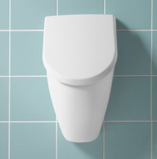 Villeroy & Boch Subway Urinal-Deckel 9956 S1 01 URD mit SC Softclosing Scharnieren Weiß