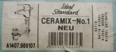 IDEAL STANDARD Ceramix No.1 Bidet Armatur Bidetarmatur in SATIN