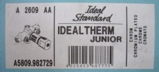 Idealtherm Junior Thermostat Unterputz-Armatur Duscharmatur Chrom