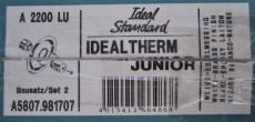 Ideal Standard Idealtherm Junior Rosette Blende Weiss