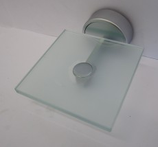 Ideal Standard wandhängende Glas-Schale Ablage Chrom Kristallglas