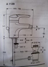 Ceraron Bidet Armatur Bidetarmatur Satin Gold