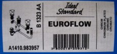 Euroflow Bidet Armatur Bidetarmatur B1323AA Chrom