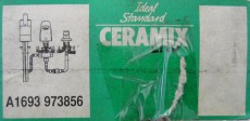 Ceramix 3-Loch-Waschbeckenarmatur Friseurarmatur CHROM