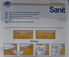 Sanit 3000 WC-Cover PERGAMON