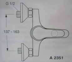 Ideal Standard Ceradisc Badewannenarmatur Armatur CHROM