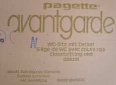 Pagette Avantgarde WC-Sitz WC-Brille WC-Deckel Evergreen