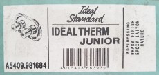 Ideal Standard Idealtherm Junior Abdeckkappe Hülse Edelmessing