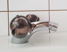 KWC NEOSTAR  Bidetarmatur Sitzwaschbecken-Armatur Chrom-Braun