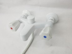 KWC NEOSTAR  Badewannenarmatur + Handbrause+Schlauch Weiss