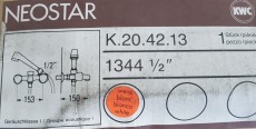 KWC NEOSTAR  Badewannenarmatur + Handbrause+Schlauch Weiss