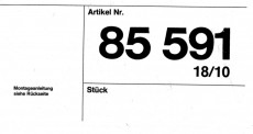 Teka Excenter Ab- und Überlaufgarnitur mit Siphon für Teka Duetta 2x 3,5