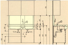 FRANKE-BELINOX System 2000 Auflage - Spüle 120 x 60 cm Ivory Elfenbein