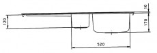 SUTER Ideal IS100 Einbau Spüle 100x50 cm EDELSTAHL MATT B-L