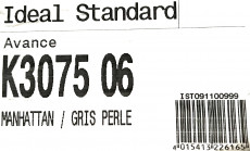 IDEAL STANDARD Avance Hänge-WC Wand-WC MANHATTAN GRAU Flachspüler