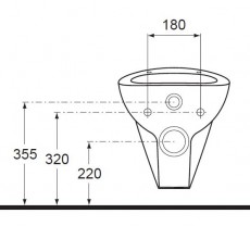 IDEAL STANDARD Avance Hänge-WC Wand-WC MANHATTAN GRAU Flachspüler