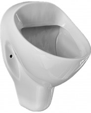 NOVOBOCH Urinal Pissoir Zulauf von Hinten Manhattan-Grau
