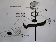 Contura 200 Geräte-Anschlussventil Geräteanschlussventil  Weiss