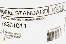IDEAL STANDARD Inga WC-Kombination Abgang zum Boden Bahama-Beige