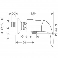 Focus E Einhebel EHM Duscharmatur Brausearmatur 31760