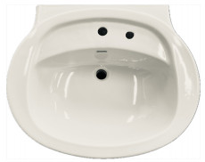 NOVO-BOCH bathroom sink Crocus-Blue-matt light 67 x 56 cm