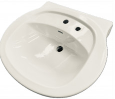 NOVO-BOCH bathroom sink Crocus-Blue-matt light 67 x 56 cm