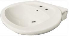 NOVO-BOCH bathroom sink Crocus-Blue-matt light 67 x 56 cm