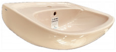 KERAMAG Elbe Waschbecken Waschtisch Bahama-Beige 55 x 43 cm