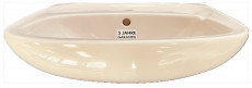 KERAMAG Elbe Waschbecken Waschtisch Bahama-Beige 55 x 43 cm