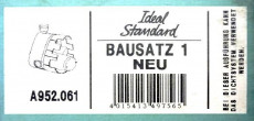 Bausatz 2 - Ceralux Oberteile Unterputz-Badewannenarmatur Rot