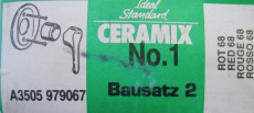 Ceramix No.1 Unterputz-Armatur Duscharmatur Brausebatterie Rot Rot-68