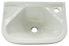 NOVO-BOCH kompaktes Handwaschbecken / Waschtisch WEISS 41x29,5 cm