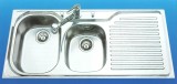 SUTER stainless steel sink 115 x 50 cm B-L