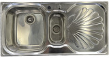 SUTER OC100 stainless steel sink 100 x 50 cm